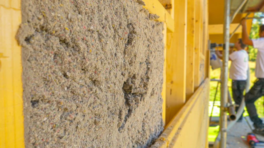 Isolant biosourcé en fibre de bois pour une maison bois dans les Landes
